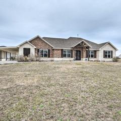 Secluded Krum Home with Patio and Gas Grill!