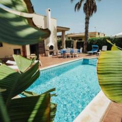 Villa Sicilypool with exclusive private pool only 50m from the beach