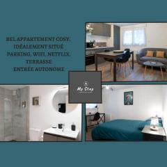 Bel appartement idéalement placé Saint-Brieuc, wifi, parking gratuit