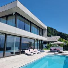 Attersee Luxury Design Villa with dream views, large Pool and Sauna