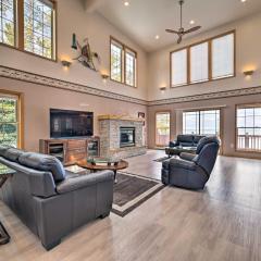 Spacious Lakefront Home with Sunroom and Bar!