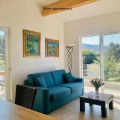 Appartement à 2mn de la plage du Ruppione
