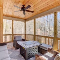 Pet-Friendly Ellijay Cabin with Deck and Fire Pit