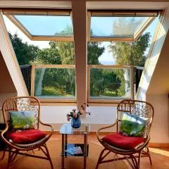 Traumblick und Komfort - lichtdurchflutete 85 qm Wohnung nahe Südstrand Göhren inklusive Schwimmbad und Sauna im AHOI Sellin