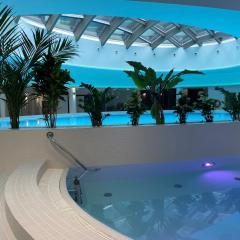 Miodowy Apartament w Hanza Tower -Sauna&Pool