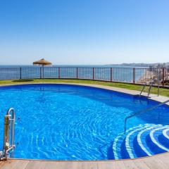 Seaview terrace with pool in Carvajal Ref 103