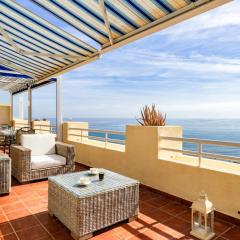 Seaview terrace by the beach in El Faro Ref 93