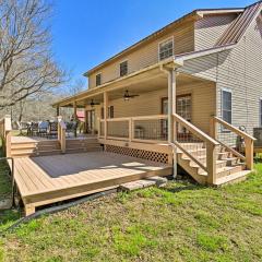 Remote Tennessee Home with Deck, Fireplace, and Creek!