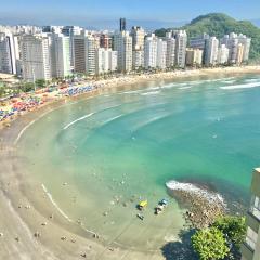 Melhor vista do Guarujá (Apartamento pé na areia)