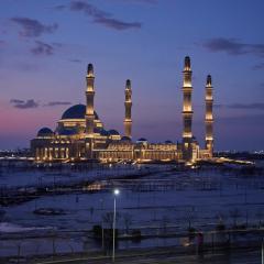 Однокомнатная с видом на мечеть в ЖК Аман