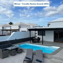 Stunning Villa Arabella - Heated Pool - BBQ - Amazing Terrace - Playa Blanca