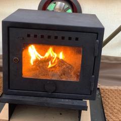 Home Farm Radnage Glamping Bell Tent 3, with Log Burner and Fire Pit