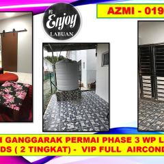RUMAH MEWAH DS24 VVIP GANGGARAK PERMAI 2 TINGKAT WP Labuan