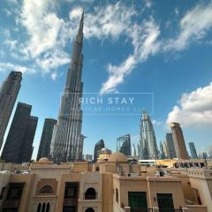Spectacular 2BR in Souk Al Bahar, Downtown with Burj & Dubai Mall view by Rich Stay