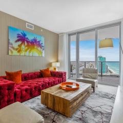EXCLUSIVE RESORT - OCEANFRONT 2BD 2BA CONDO, HiGH FLOOR, ROOFTOP POOL AND HOT TUB, STEPS TO BEACH
