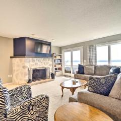 Waterfront Dewittville Condo with Furnished Balcony!