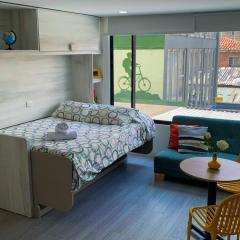 APTOTIV209 - Espectacular aparta estudio tipo loft - Chapinero - Wifi - TV