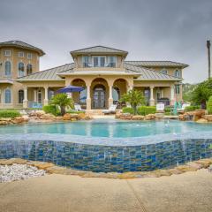 Stunning Galveston Bay Villa Infinity Pool and Dock
