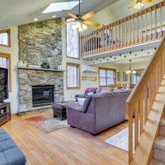 Cozy Big Bass Lake Home with Hot Tub and Game Room!