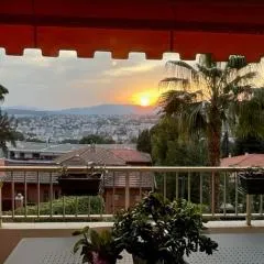 Au calme, dans la verdure, vue panoramique sur Cannes