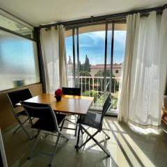 Le Mimosa 1 bedroom apartment with terrasse pool AC parking spot