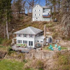 Secluded Riverfront Bangor Home with Fire Pit!