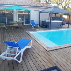 Magnifique Villa sur le Bassin d'Arcachon - JACUZZI+PISCINE - 8à10pers