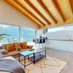 Superb penthouse with view on the Rhone Valley