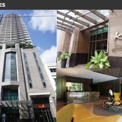 KL Tower Makati near Greenbelt with free access to gym, sauna & 100Mbps Wi-fi