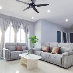 kakao homestay ipoh town 2parking 3room 10pax wifi