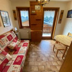 Chaleureux studio avec balcon Sud/Ouest à 500m du centre, parking et à deux pas des remontées! - FR-1-693-54