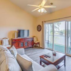 Myrtle Beach Condo with Community Pool and Water Views