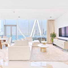Lavish & Equipped oceanfront 2 BR facing Ain Dubai