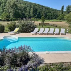 Luxury holiday home in Léobard with private pool