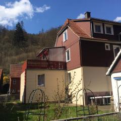 Ferienhaus am Fluss mit traumhafter Dachterrasse ,Garten und Grill