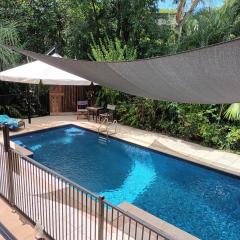 Tropical Poolside Retreat