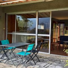 Terrasse, jardin,, Appartement 80m², vue montagne, wifi, bureau