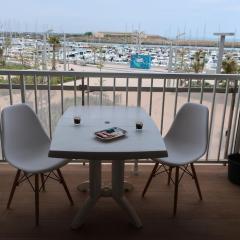 Studio Valras vue Port et Mer Wi-Fi gratuit