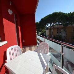 Modern apartment with two balconies