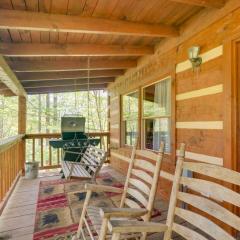 Covered Deck and Hot Tub Cozy Gatlinburg Cabin