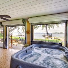 Lake Francis Lily Pad - Home with Hot Tub and Dock!