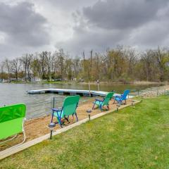 Osseo Cottage on Pleasant Lake with Dock and Views!
