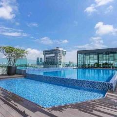 Suria Jaya swimming pool view