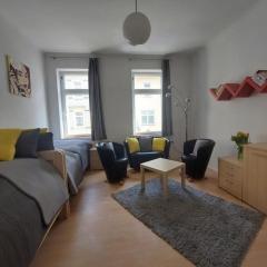 Schöne Zwei-Zimmer-Wohnung "W2" mit 4 Einzelbetten und WLAN in Zwenkau bei Leipzig im Neuseenland