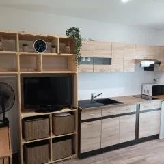 Chambre aménagé en studio