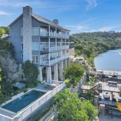 Luxury Lake Marble Falls House with Swimming Pool Hot Tub and private boat slip