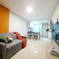 1 quarto, cheio de estilo, condo club Sky com vaga