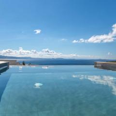 Villa with View of Agios Ioannis and Pool with Jacuzzi