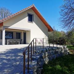 Maison de 3 chambres avec vue sur la ville jardin amenage et wifi a Le Fied