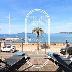 Villa Antoine Appartement RDJ Vue mer CLiM Wifi parking plage 50m La Garonne